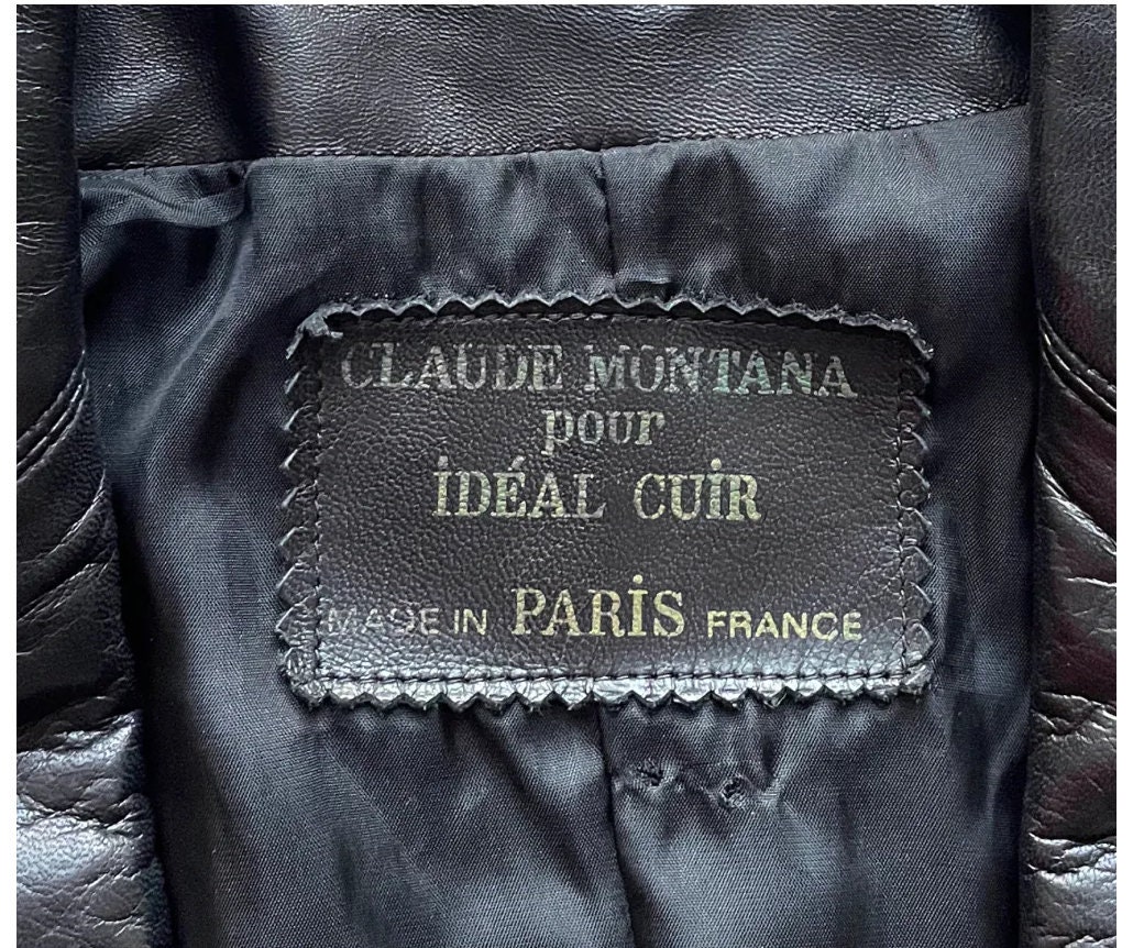 Claude montana leather jacket new arrivals