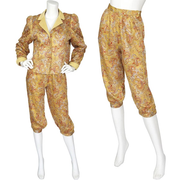 Anastasia Paris 1970s Vintage Paisley Quilted Jack