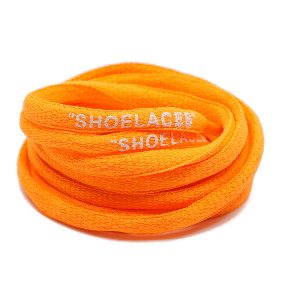 Oval shoelaces Laces off White Inspired Laces Etsy