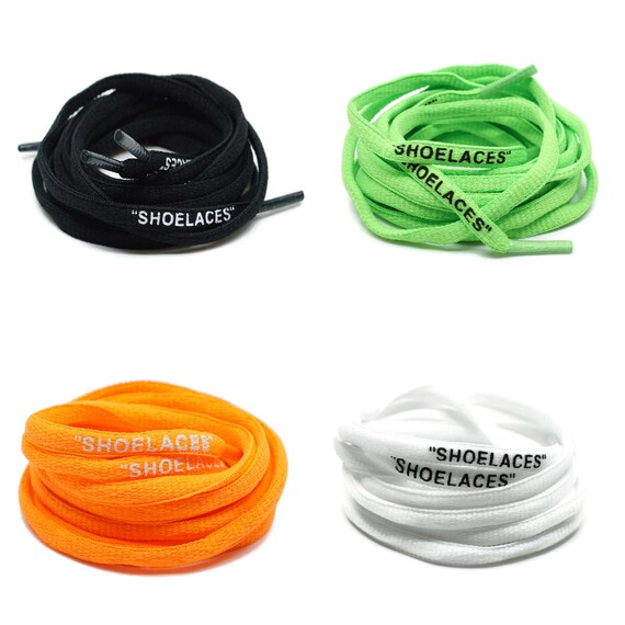 Oval SHOELACES Laces Off White Inspired 