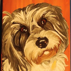 Benutzerdefinierte Pet Portrait. Original Acryl-Kunst auf Leinwand. Personalisiertes Geschenk für Hundeliebhaber. Benutzerdefinierte Hund Malerei. Alle Rassen.