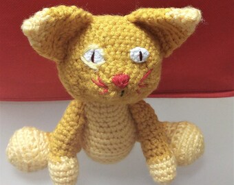 Floppy stuffed kitty cat -  PATTERN