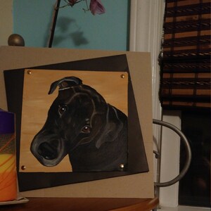 Custom Pet Portrait Painting. Dog Portrait. Pet Art. Custom artwork from photo for pet lovers. image 10