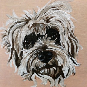Custom Pet Portrait Painting. Dog Portrait. Pet Art. Custom artwork from photo for pet lovers. image 7