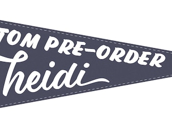 Custom Pre-Order Listing for Heidi