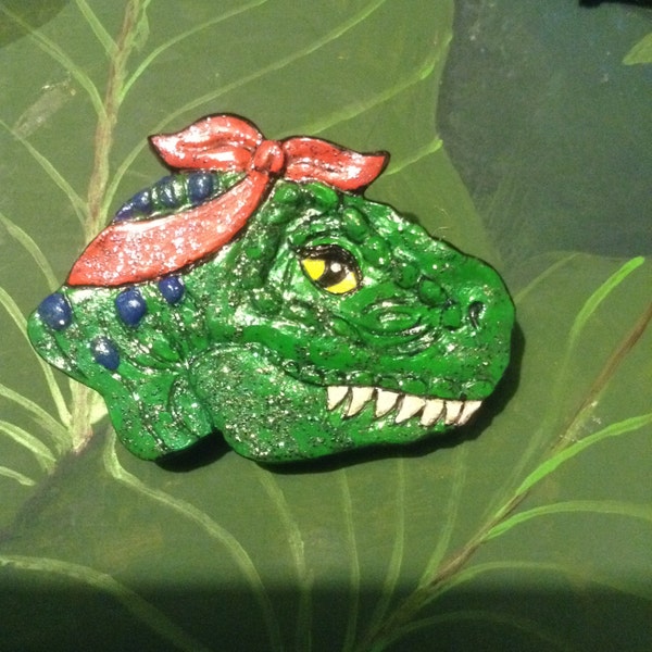 Trixie-belle Tyrannus - T Rex Brooch