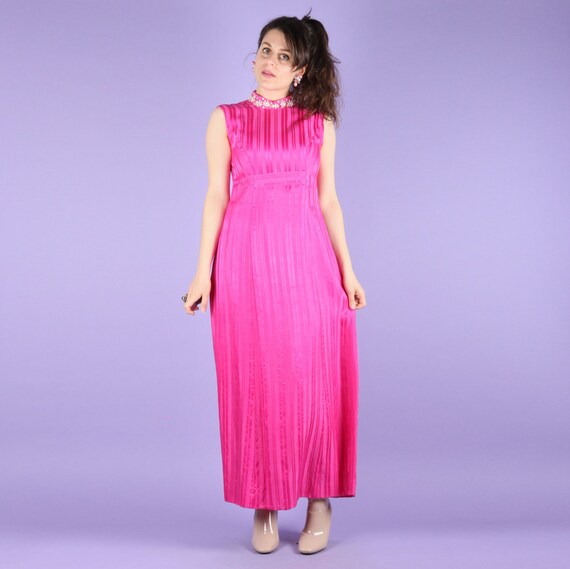 60s Vintage Gown // 60s Maxi Dress // High Societ… - image 2