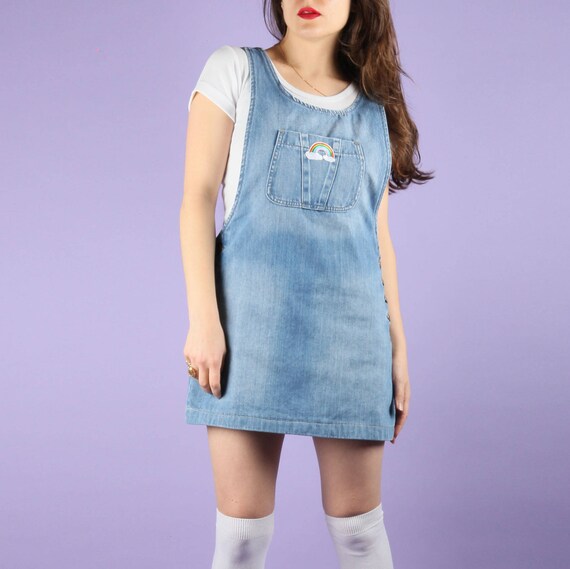 denim pinafore dress sportsgirl