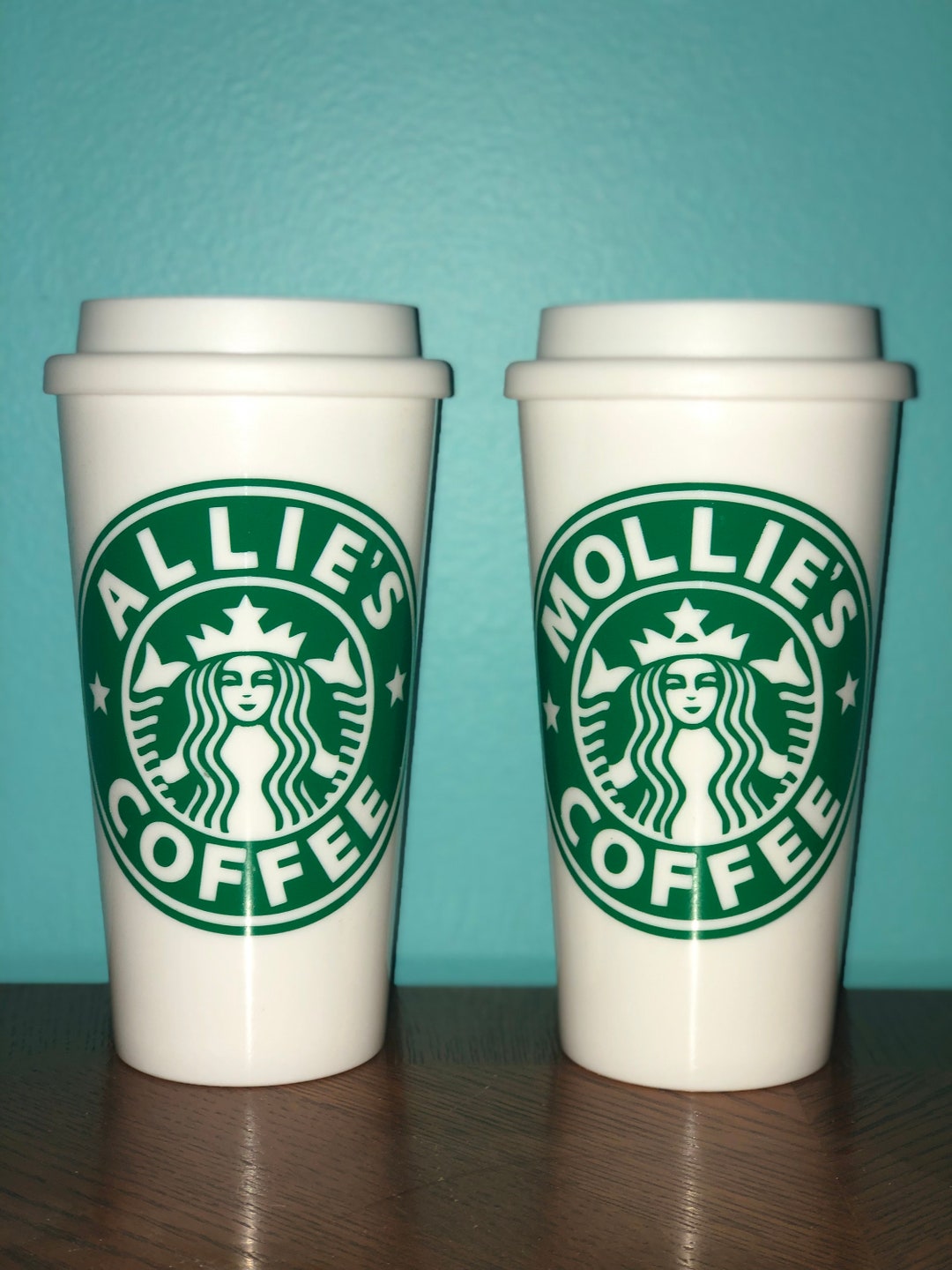 Personalized Starbucks Plastic Tumbler Etsy