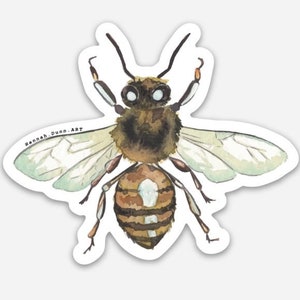 Honey Bee Sticker, decals, save the bees