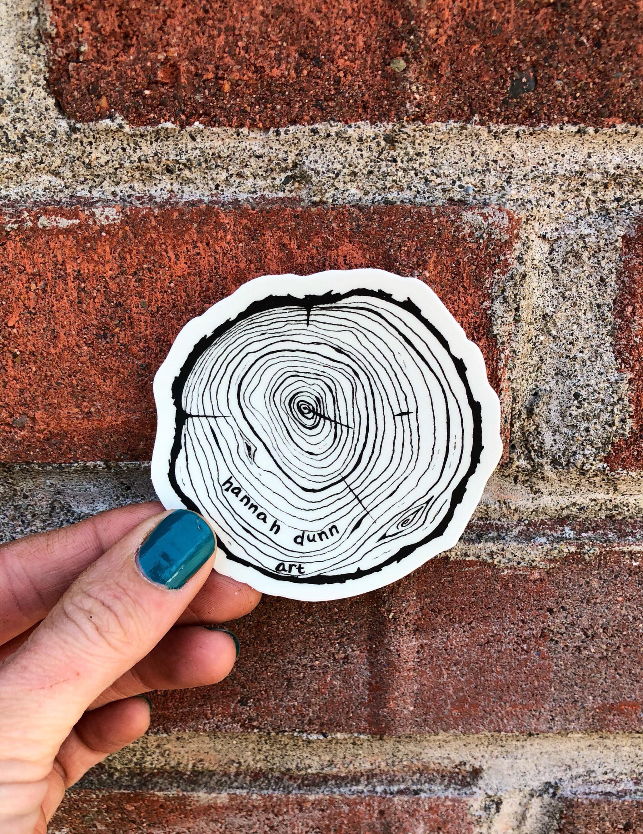 Tree Rippened Sticker Vinyl Tree Stump, Decal, Die-cut, Whidbey Island, PNW Sticker, Car ...