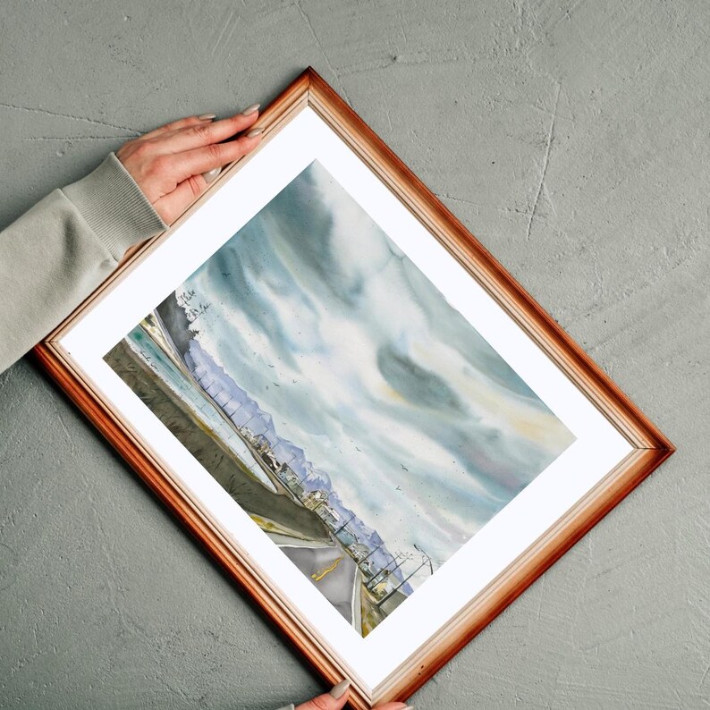 West Beach, Whidbey Island watercolor print image 9
