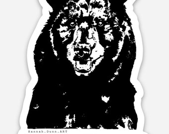 Adesivo Hey Bear, acquerello