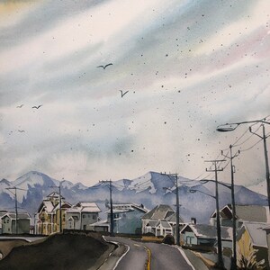 West Beach, Whidbey Island watercolor print image 7