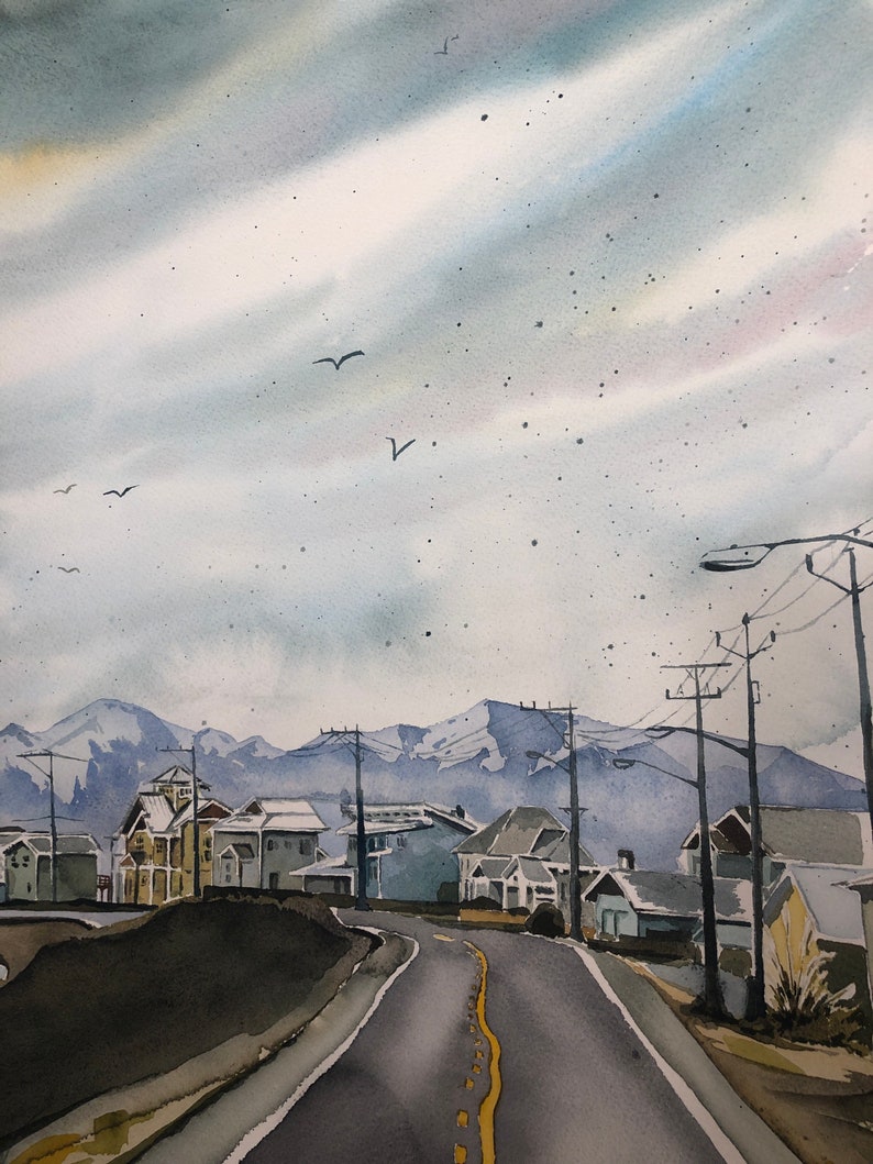West Beach, Whidbey Island watercolor print image 7