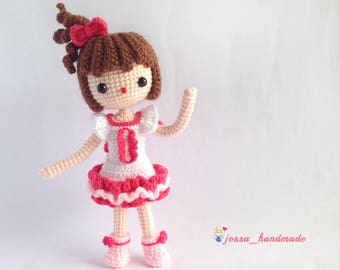 Cute Little Sweety Kiki Crochet Doll Pattern (Amigurumi Doll Pattern / PDF Crochet Doll Pattern / English Pattern)