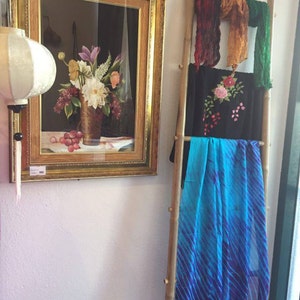 Hand Woven Tie Dye Silk Shawl/Wrap