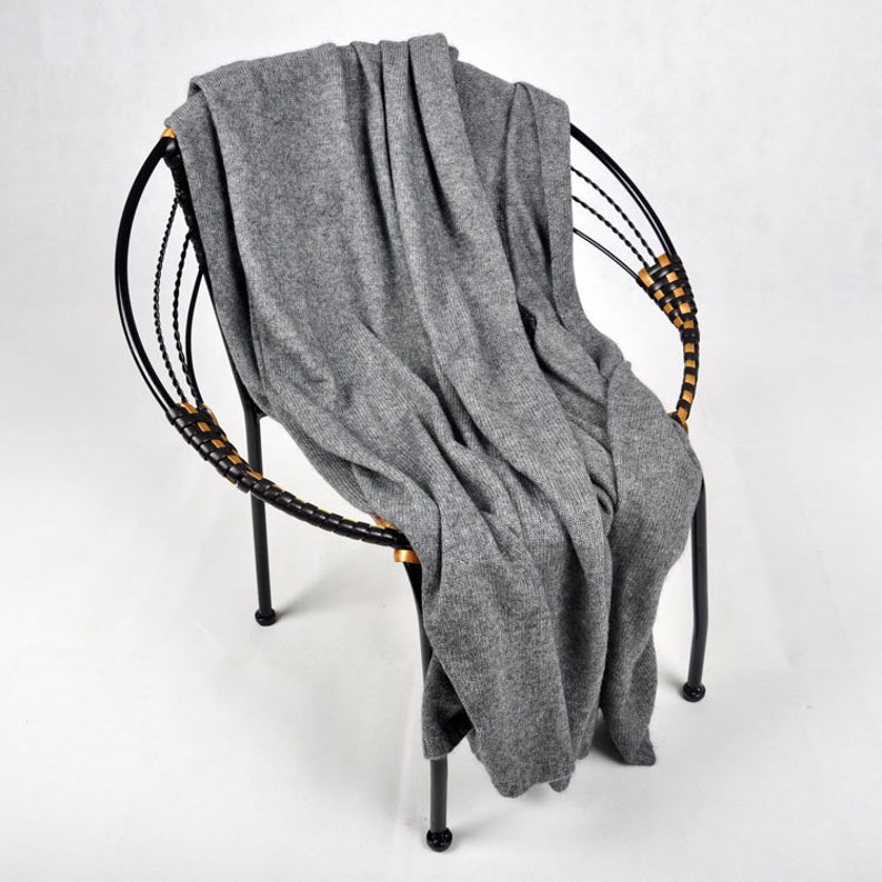 knitted cashmere shawl