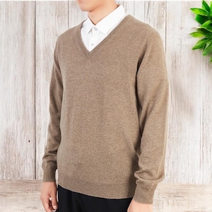 Herren V-Neck 100% Kaschmirpullover