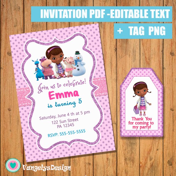 Crear Tarjetas De Cumpleaños De Doctora Juguetes