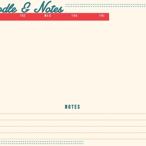 Doodle et notes - téléchargement numérique - papier à lettres, joli papier à gratter avec coeurs ou orang-outang