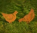 Rusty Hen / Chicken Garden Decor / Chicken gift / Metal Hen Gift / Metal Garden Ornament / Rusty Metal Chicken / Rusty Garden Decor / Hens 
