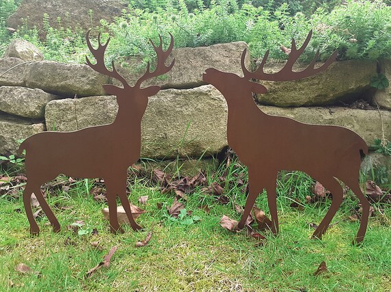 Pquets De Jardn De Cerf En Métal Bche En Métal Roullé Et - Etsy France