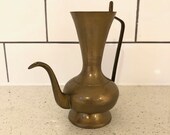 Vintage Brass Dallah Aftaba Carafe Pitcher