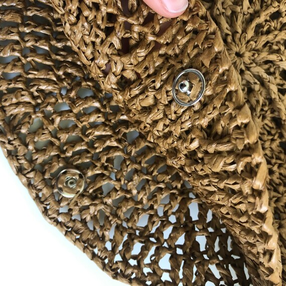 Round Straw Crossbody Purse - image 6