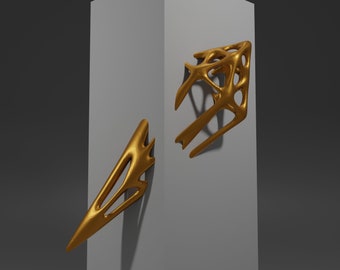 3D-geprinte geometrische wandgemonteerde faseringsinstallatie