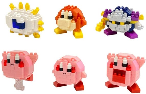 Kawada Nanoblocks Mini Nano Kirby 6 Pieces Gift Japanese Etsy Israel Kawada Nanoblocks Mini Nano Kirby 6 Pieces Gift Japanese Etsy Israel