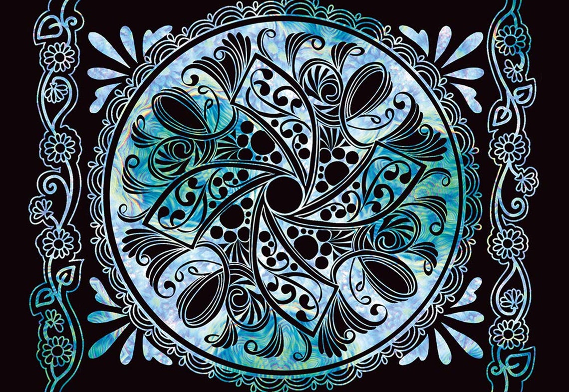 Scratch art beautiful mandala Japanese Craft Book scratch art Etsy