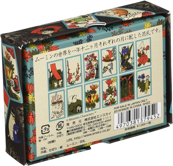 Ensky Moomin Hanafuda Juego De Cartas Japones Regalo Etsy Espana