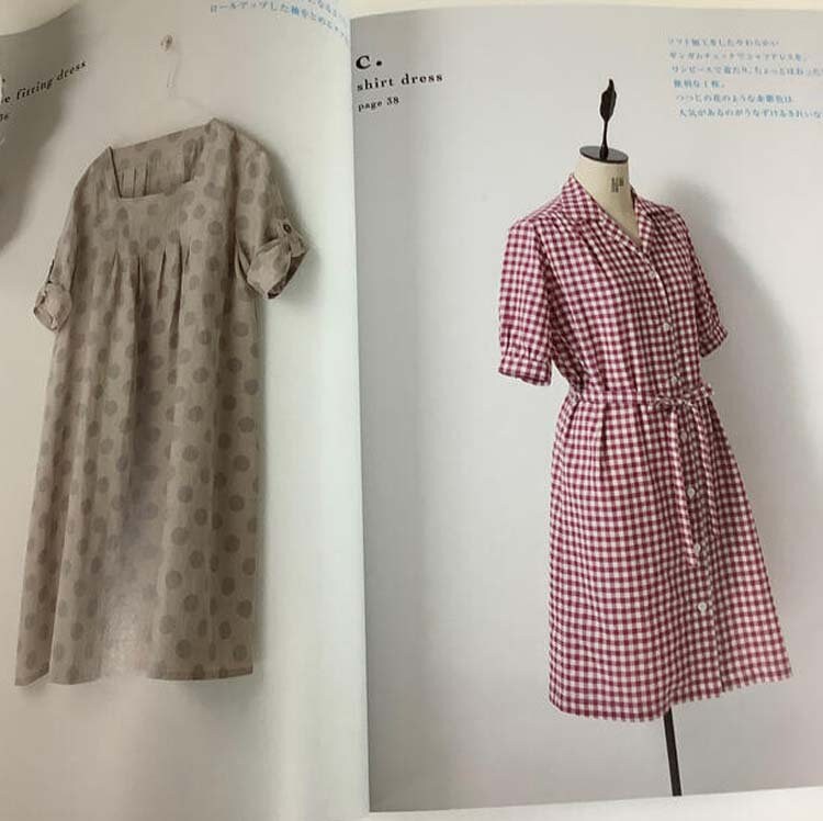 Simple Style Dress by Machiko Kayaki Japanese Sewing Book - Etsy UK