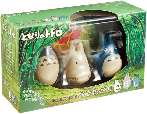 My Neighbor Totoro Tumbler Doll Gift Ghibli Roly Poly Toy Etsy Australia