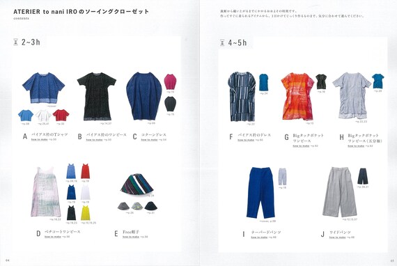Atelier To Nani Iro Saw Closet In Japanese Book Sewing One Etsy Israel