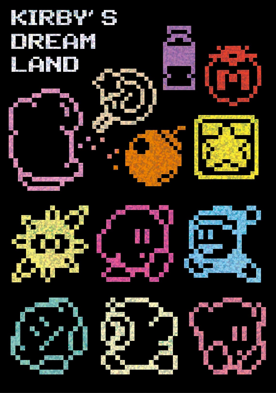 Kirby the Star Scratch Art Japanese Craft Book Scratch Art Etsy