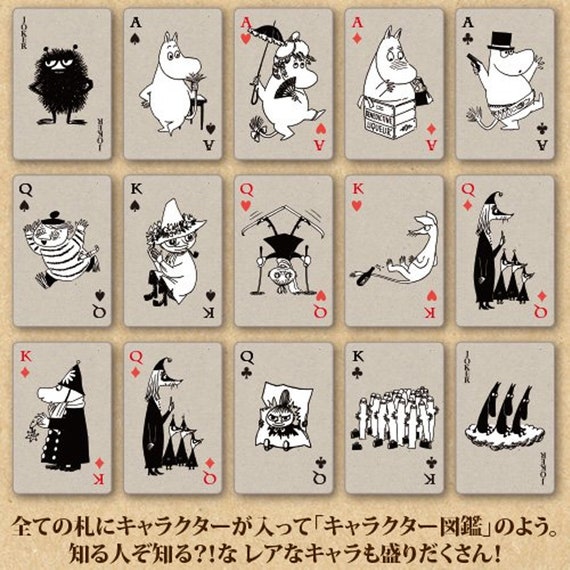 Ensky Moomin Spielkarten Geschenk Etsy De