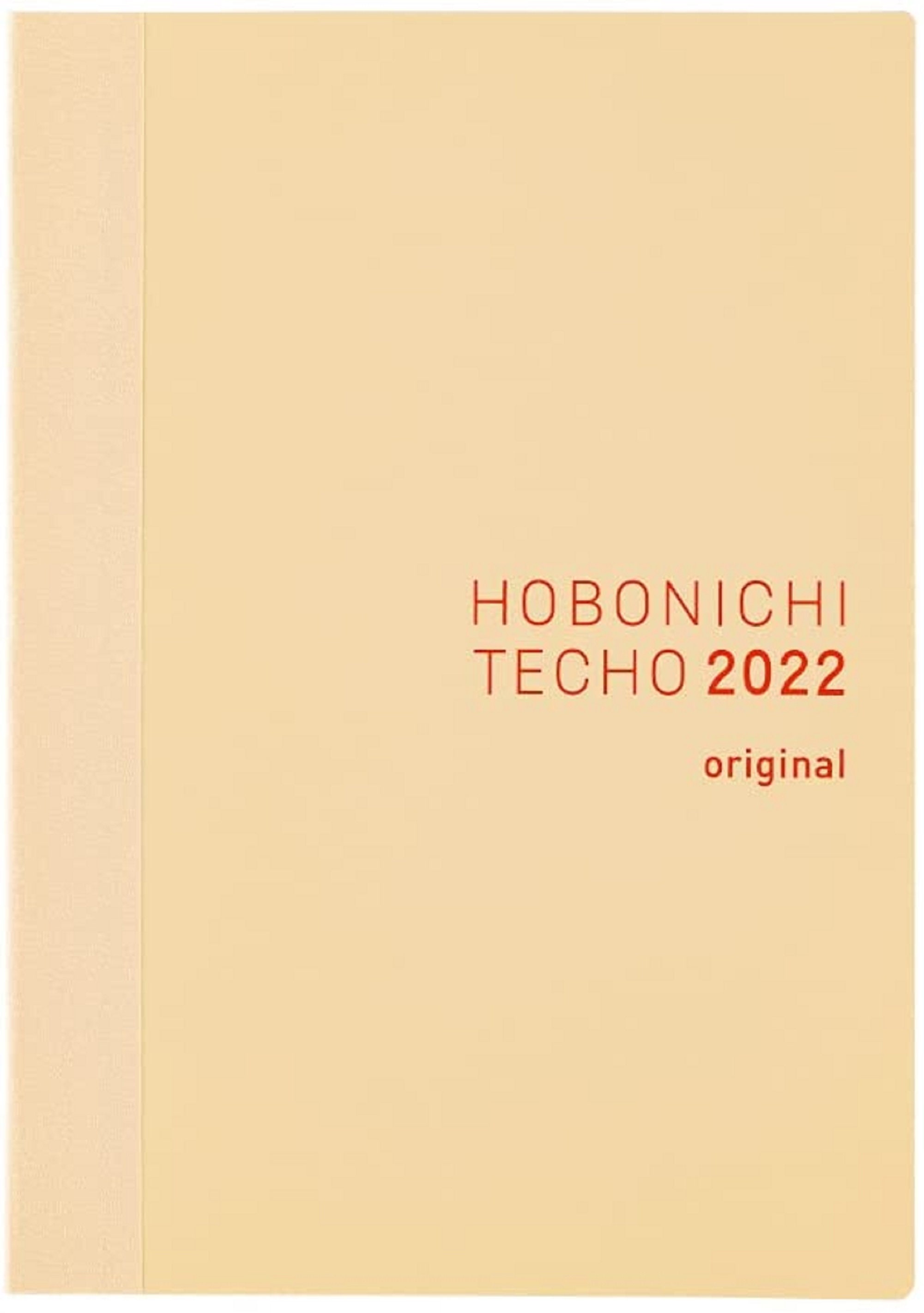Monday-Start English 2022 Hobonichi Techo Planner Book January Start A6 Size 