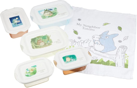 Skater My Neighbor Totoro Food Container Hand Towel Gift Set Etsy Israel