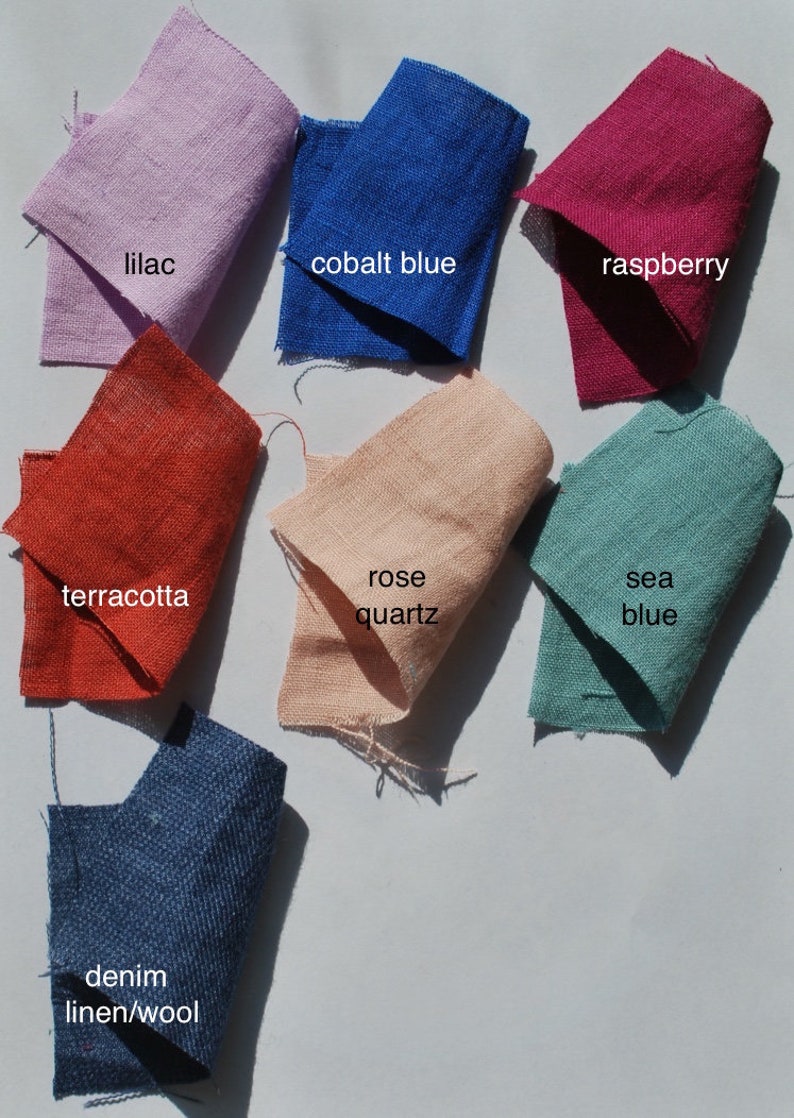 Blue Linen Kimono Jacket Linen Jacket In French Blue Soft Washed Linen Coat With Pockets Long Linen Jacket