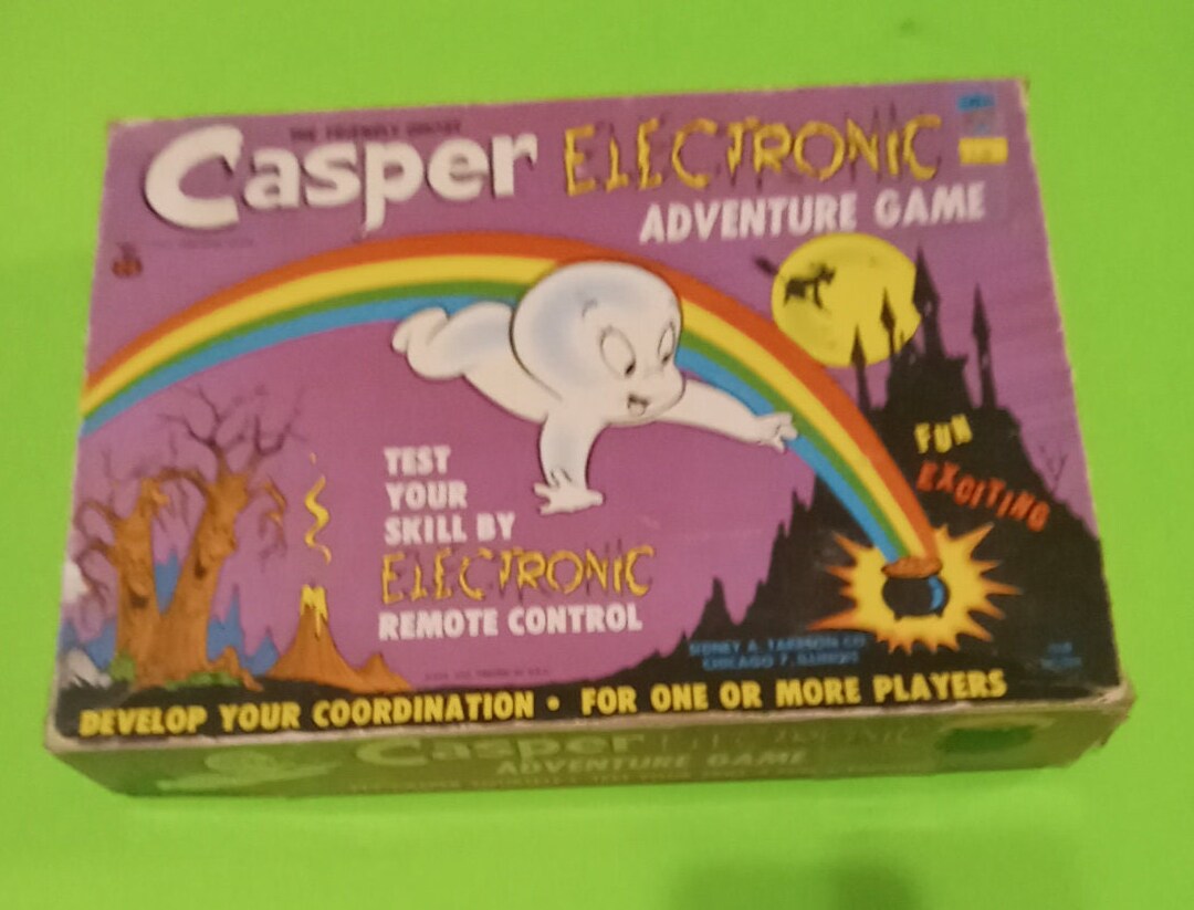 Vintage Rare Casper Electronic Adventure Board Game 1960s Etsy