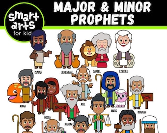 Major and Minor Prophets Clipart - bible based - bible characters - SVG cricut - png clipart - religion - VBS - bible story - Sunday School