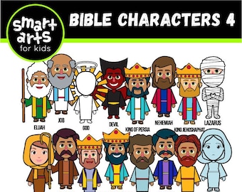 Bible Characters Clip Art 4 - bible based - bible characters - SVG Cricut - png clip arts - digitalgraphics - instant download - bible story