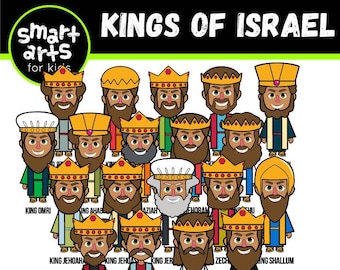 Kings of Israel Clip Art - Sunday School - bible based - bible characters - kings of israel clipart - bible story - SVG Cricut - VBS