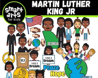 ClipArt delle vacanze di Martin Luther King Jr