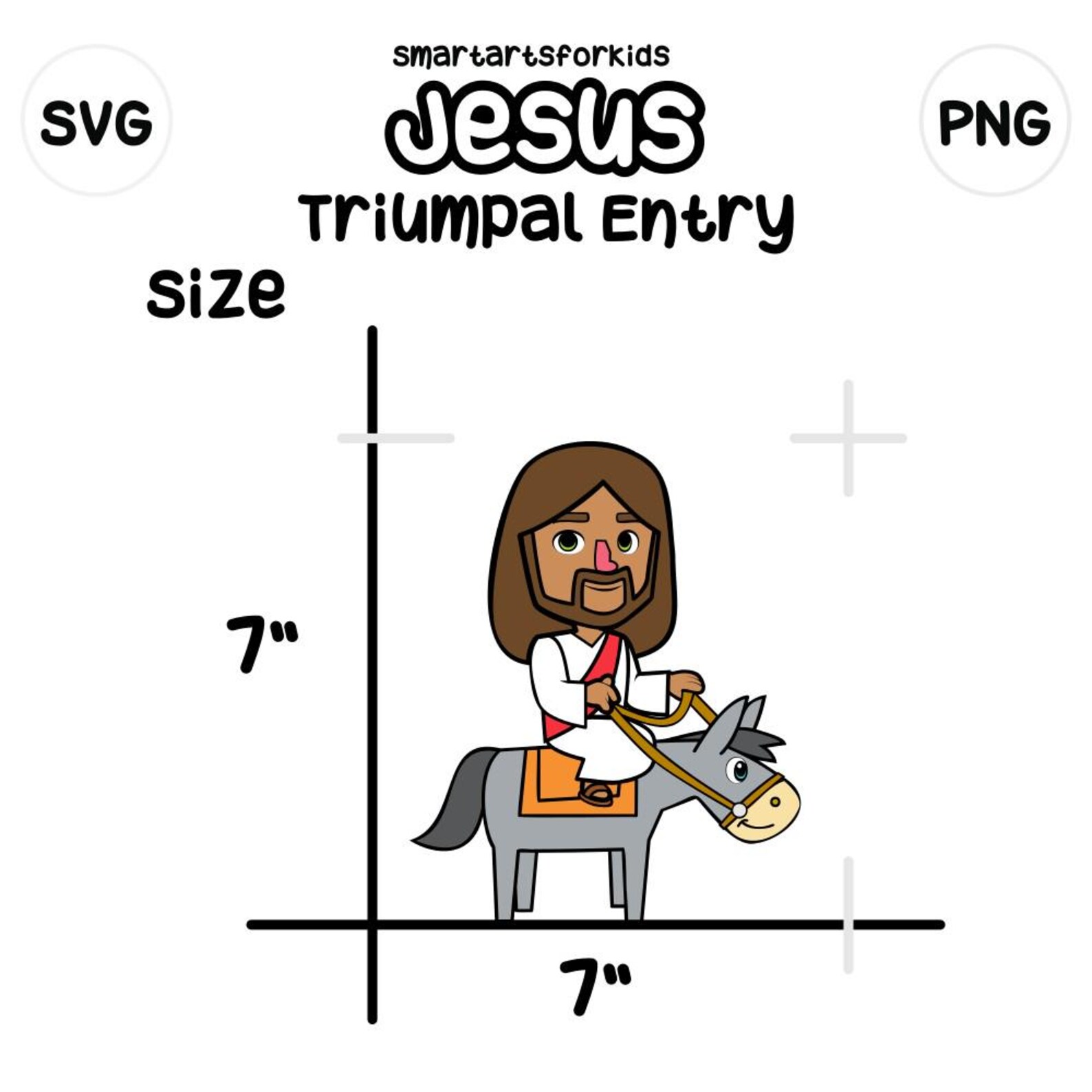 The Triumphal Entry of Jesus Clipart - Bible Based - Bible Characters ...