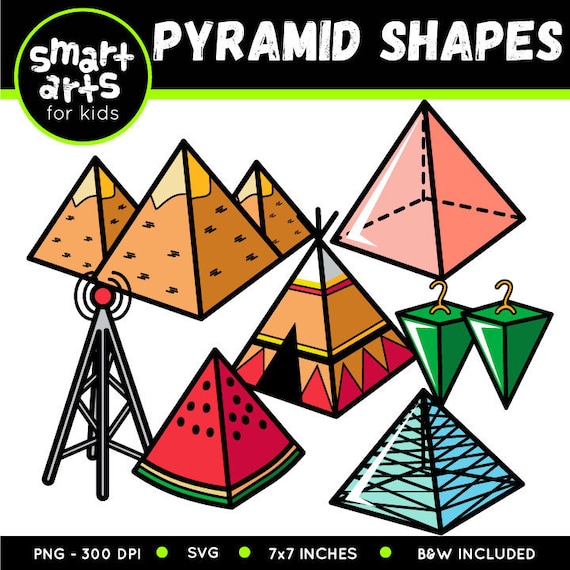 Pyramid Shapes Clip Art Dibujos animados pirámide formas - Etsy España Pyramid Shapes Clip Art Dibujos animados pirámide formas - Etsy España