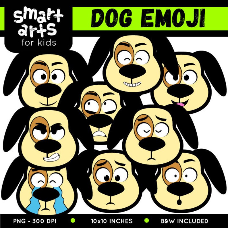 Download Ilmu Pengetahuan 5 Dog Emoji Clipart PSD Mockup Templates
