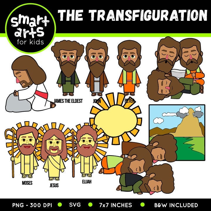 Transfiguration Of Jesus Clipart